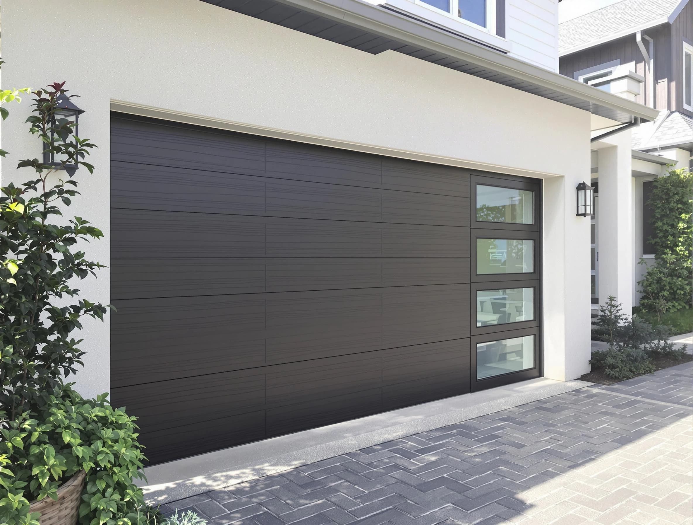 Custom garage door installation by Riverton Garage Door Repair in Riverton