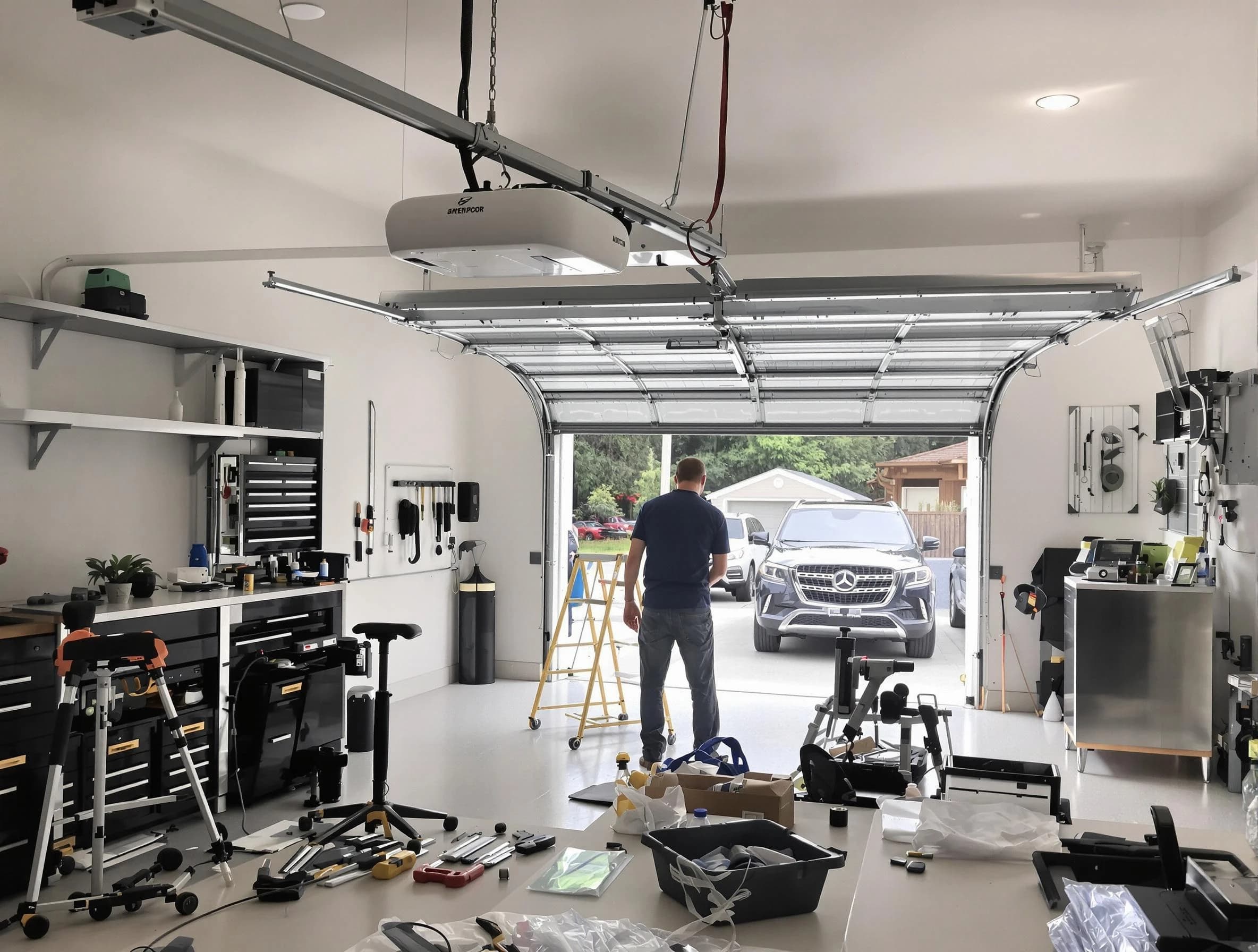 Garage door opener installation by Riverton Garage Door Repair in Riverton