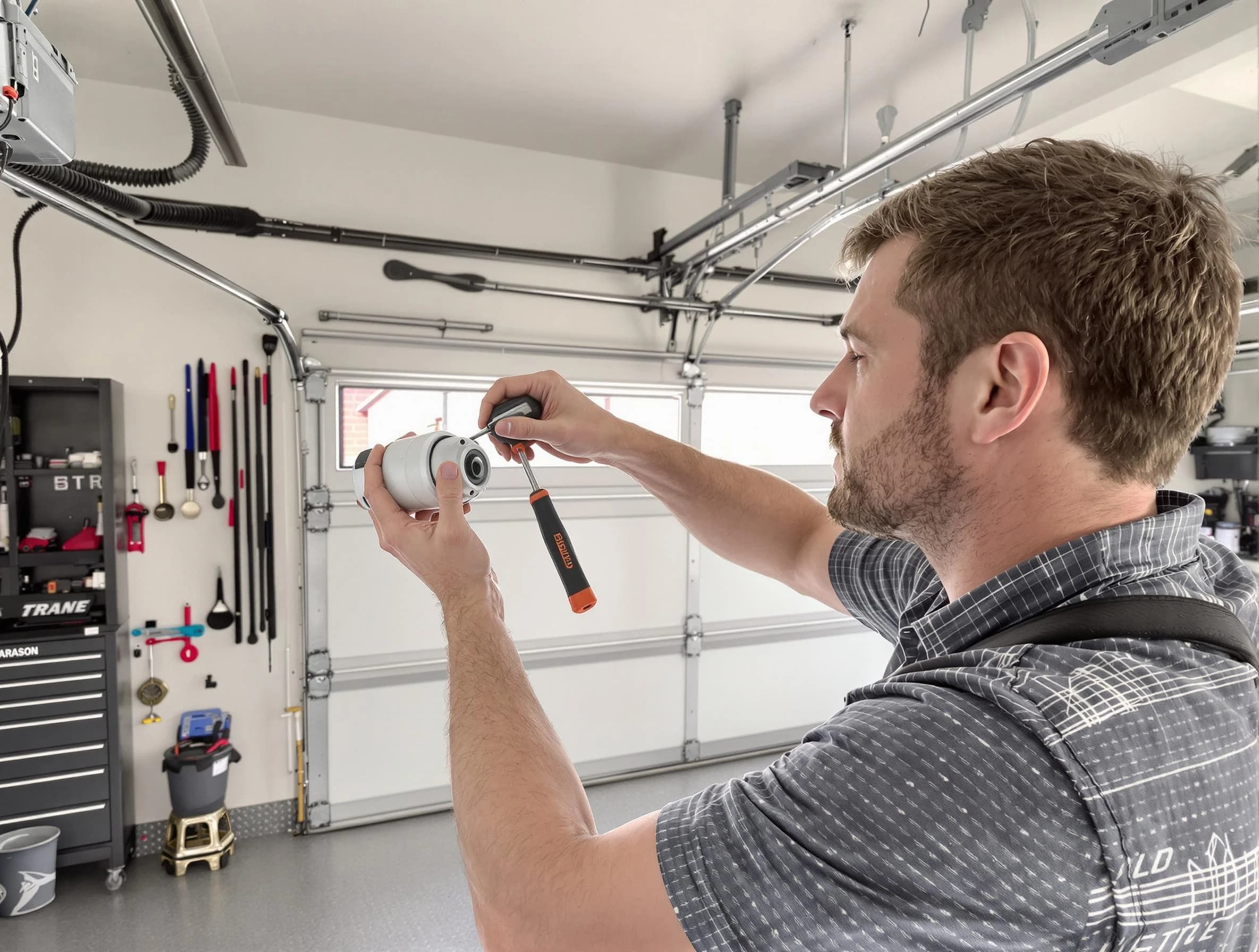 Garage door opener repair service by Riverton Garage Door Repair in Riverton