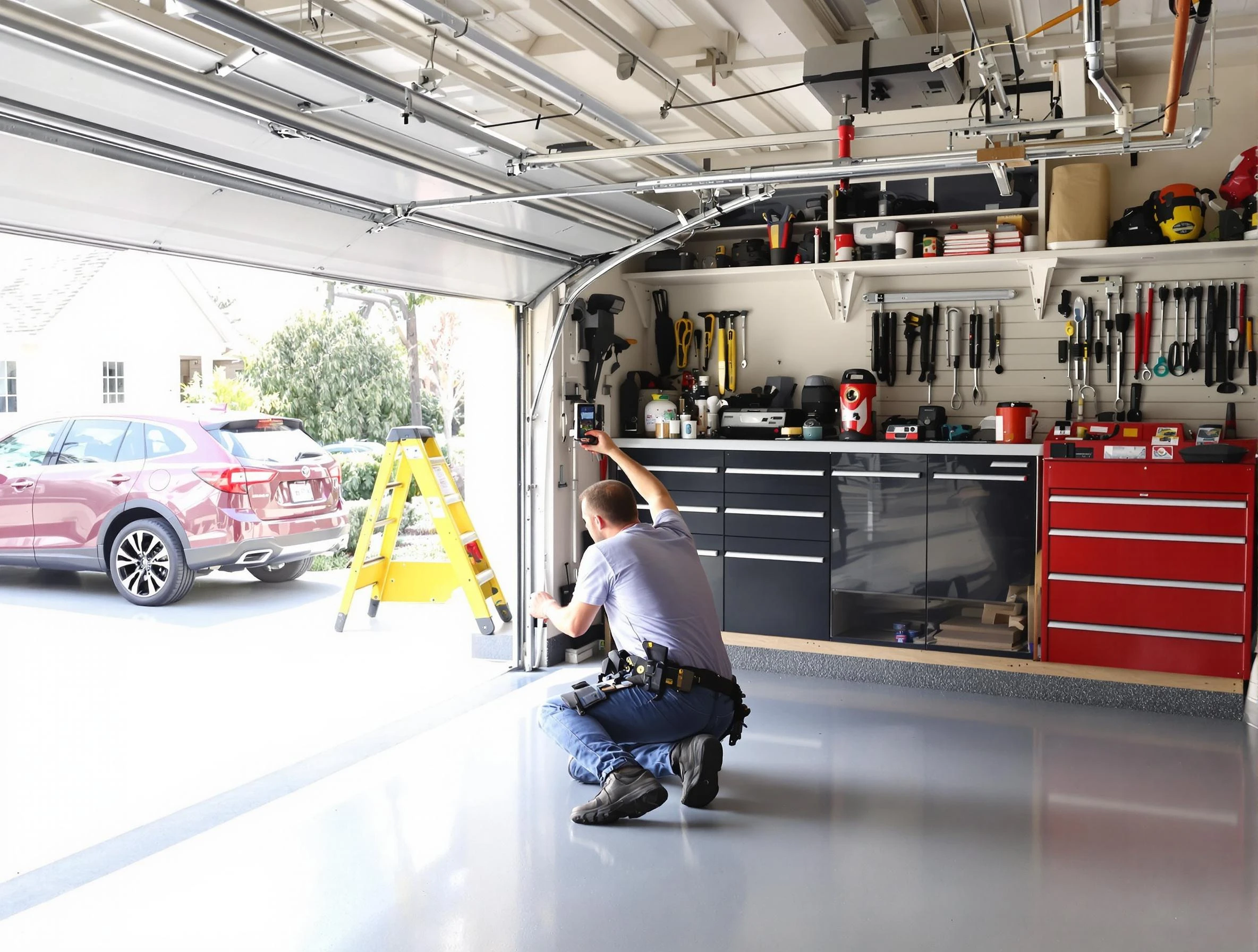 Local garage door repair service by Riverton Garage Door Repair in Riverton